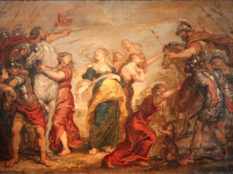 1601-Justus van Egmont - Ravvicinamento tra Romani e Sabini